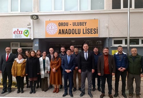 Kaymakamımız Soner DİVLİ Ulubey Anadolu Lisesi Öğretmenleri ile Bir Araya Geldi